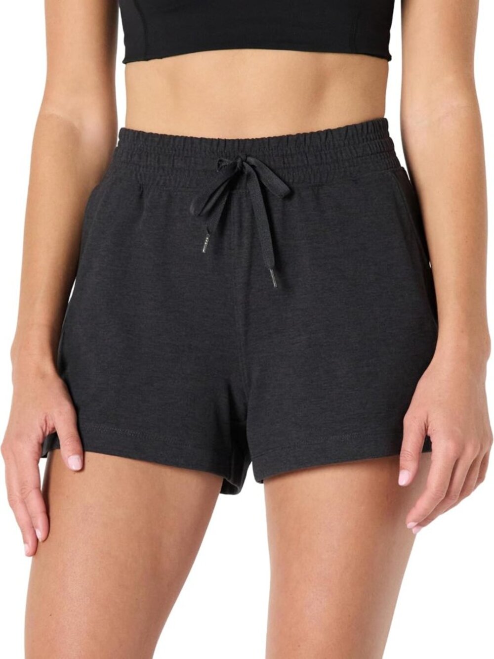 Lightweight Stretch Workout Gym Sweat Shorts for Women - Soft Athletic